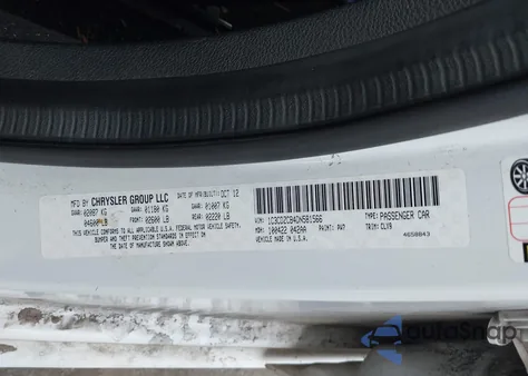 2013 Dodge Avenger Sxt z USA, uszkodzony, nr VIN 1C3CDZCB4DN581566